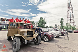 «Авто Плюс» и «365 дней ТВ» вместе с «Дорогами Победы» посетили Волгоград