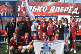 Поздравляем футболистов «Ред Медиа» с победой в благотворительном турнире по мини-футболу!