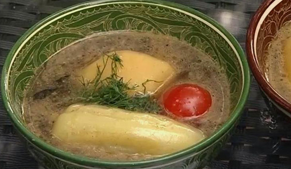 Долма шурпа (суп с фаршированным болгарским перцем). Рецепт