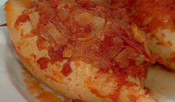 Кальмар на гриле с петрушкой и сметанным соусом – рецепт приготовления с фото