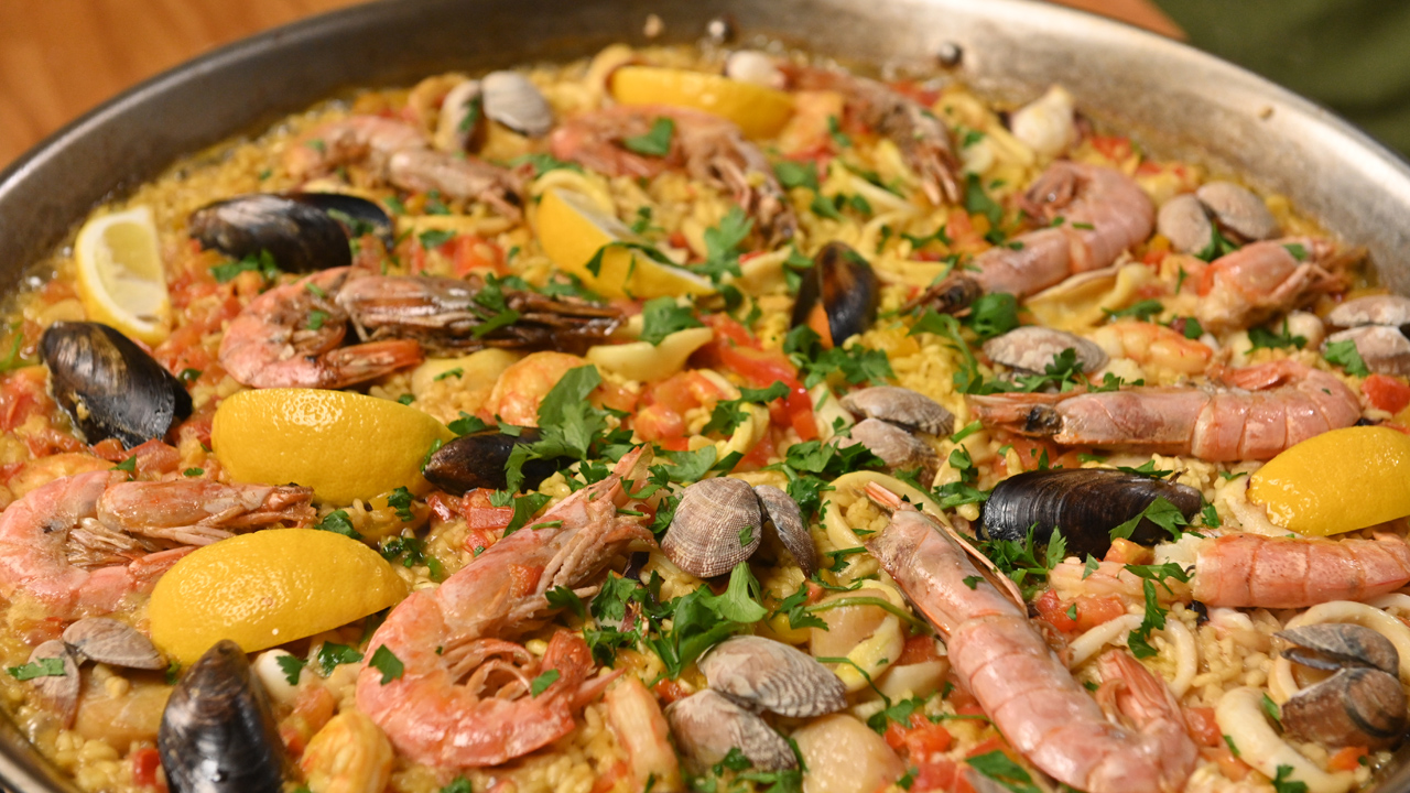 Рецепт паэльи с морепродуктами